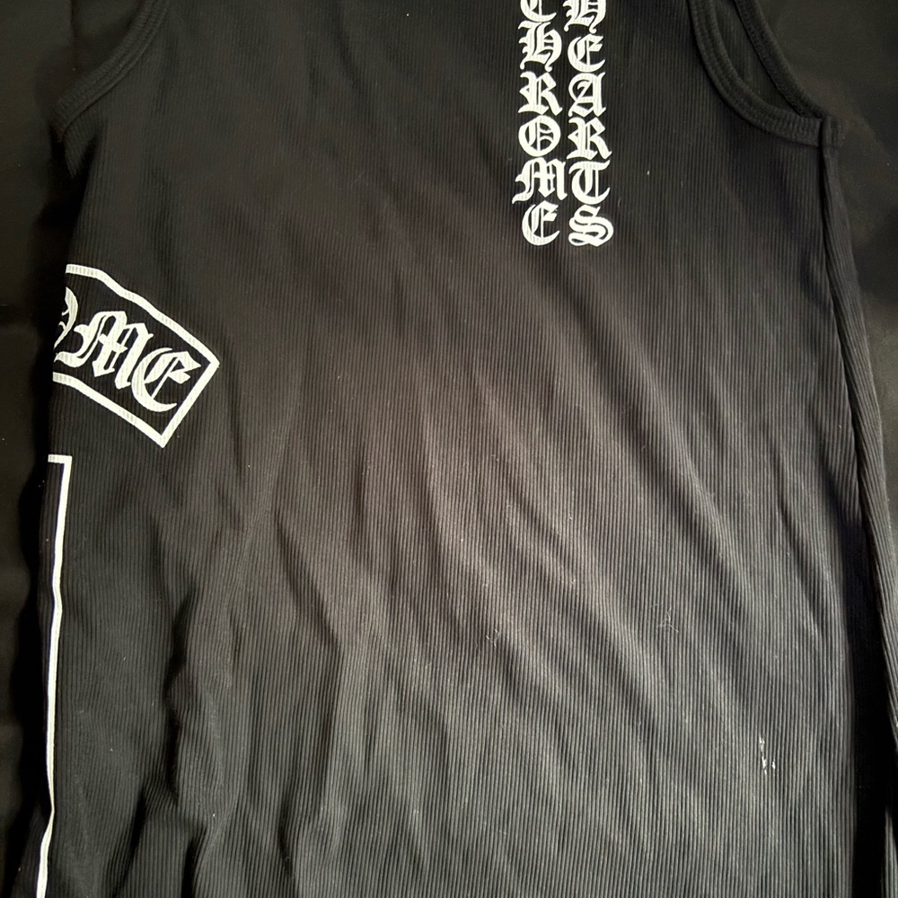 Chrome Hearts Black Sleeveless Top